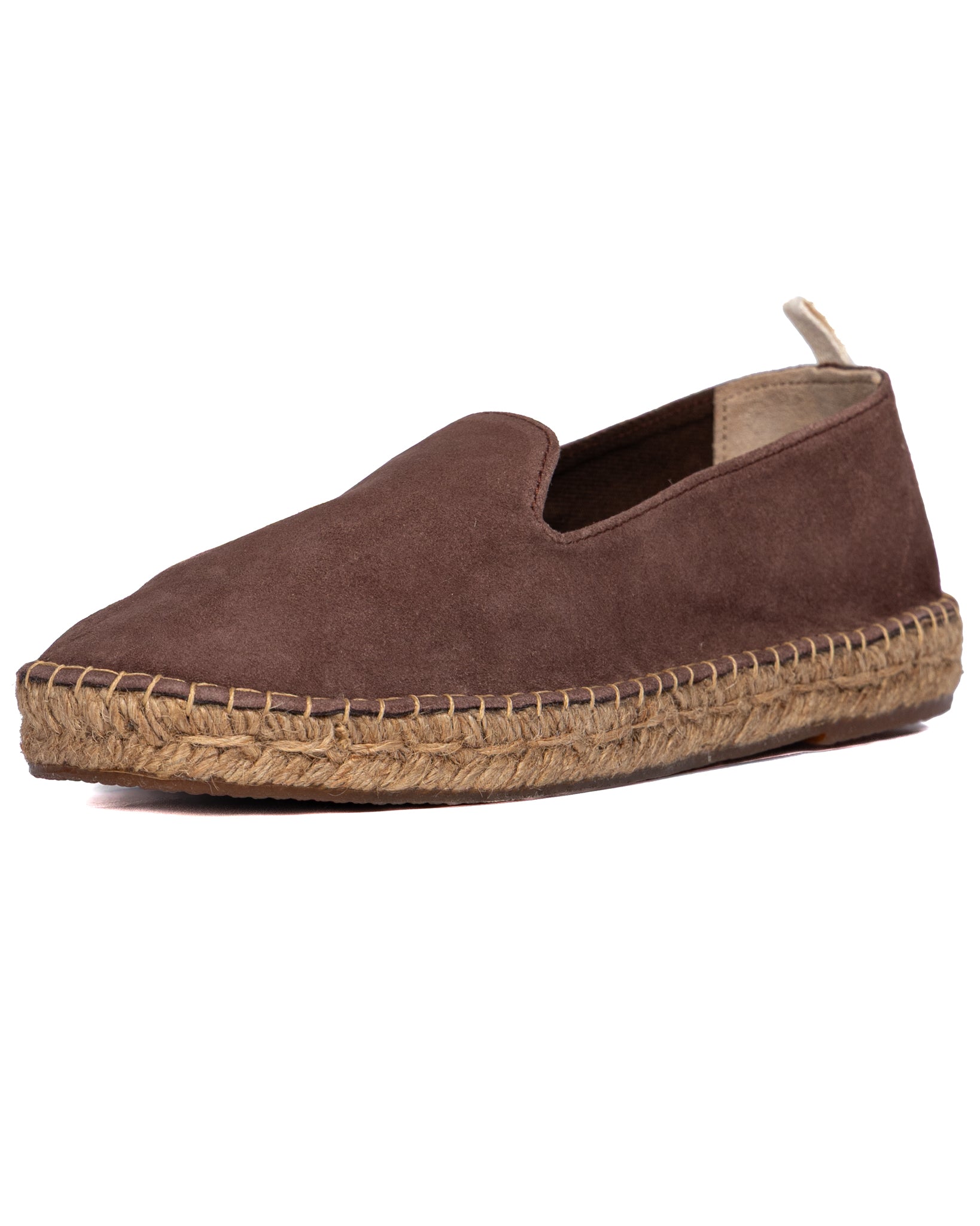 Athens - espadrilles en daim marron