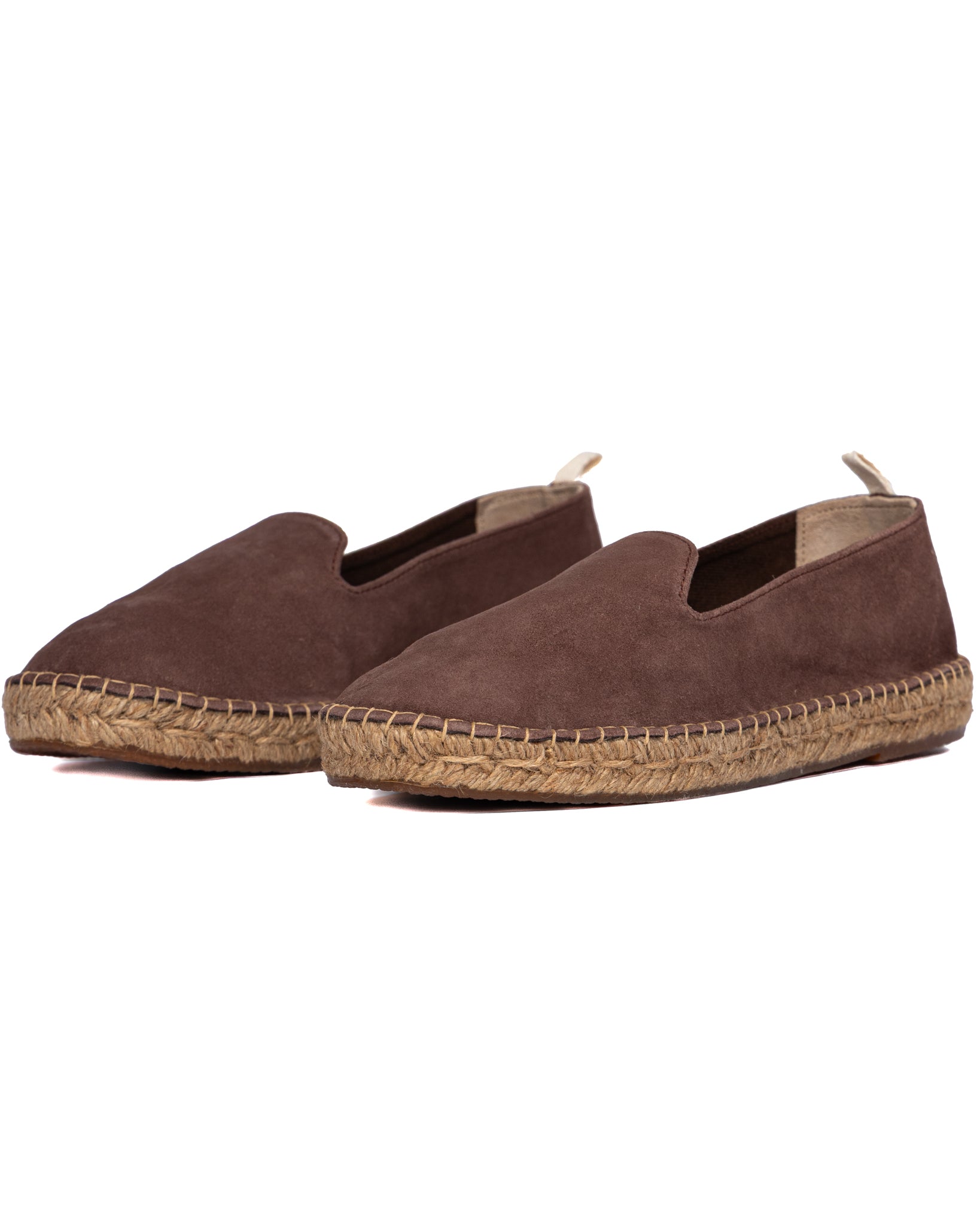 Athens - espadrilles en daim marron