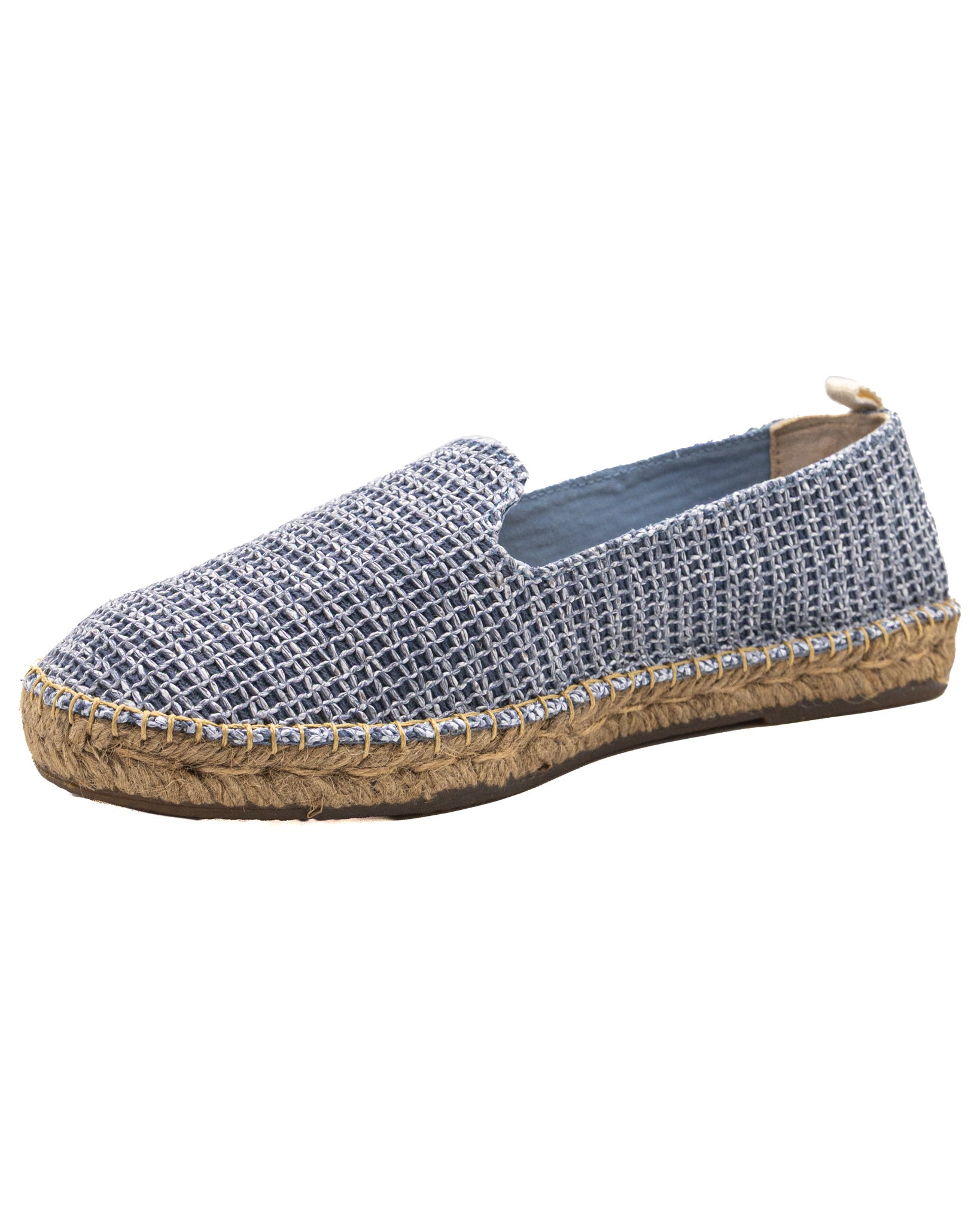 Gallipoli - blue raffia espadrilles