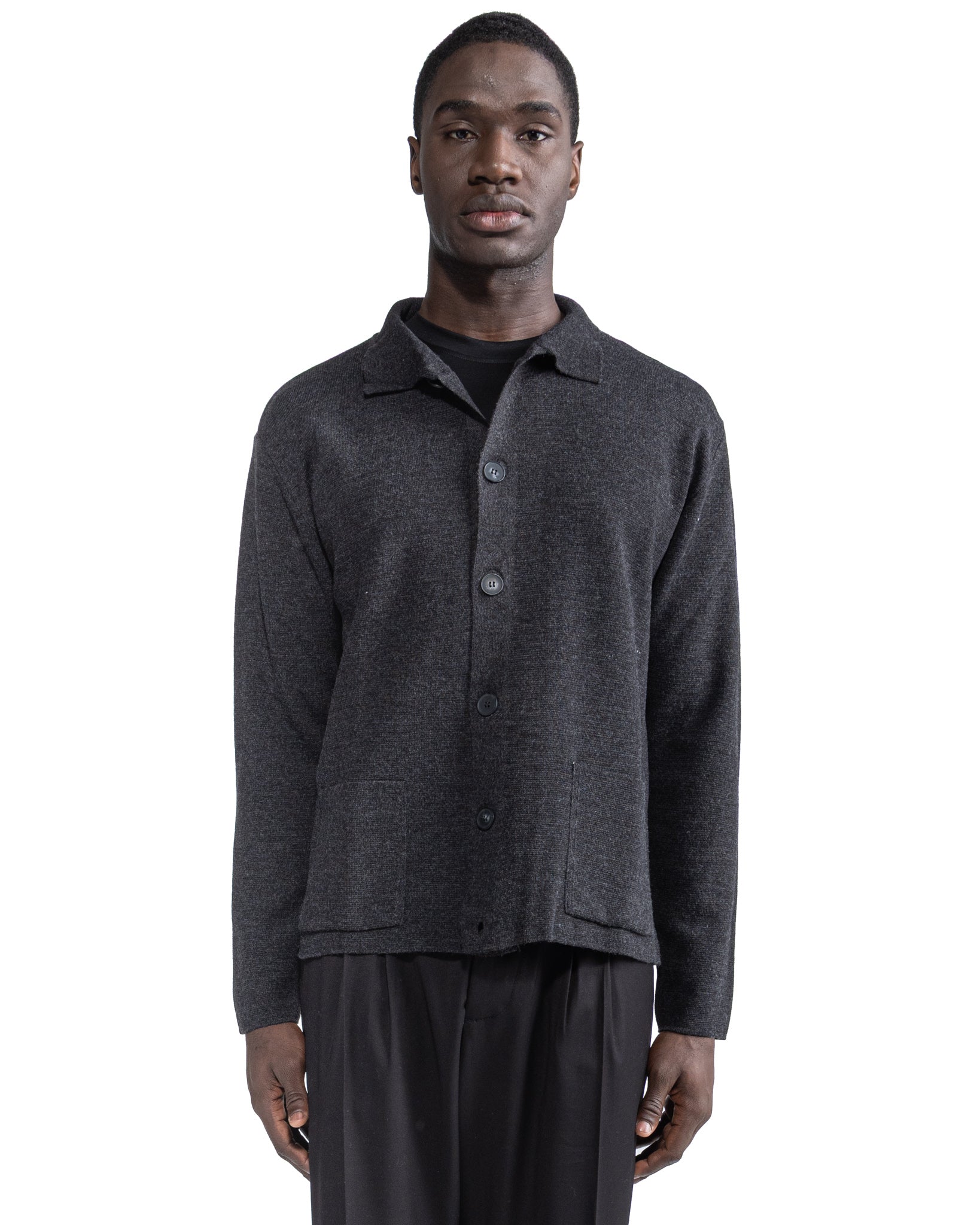 Krakatoa Knit Jacket Charcoal