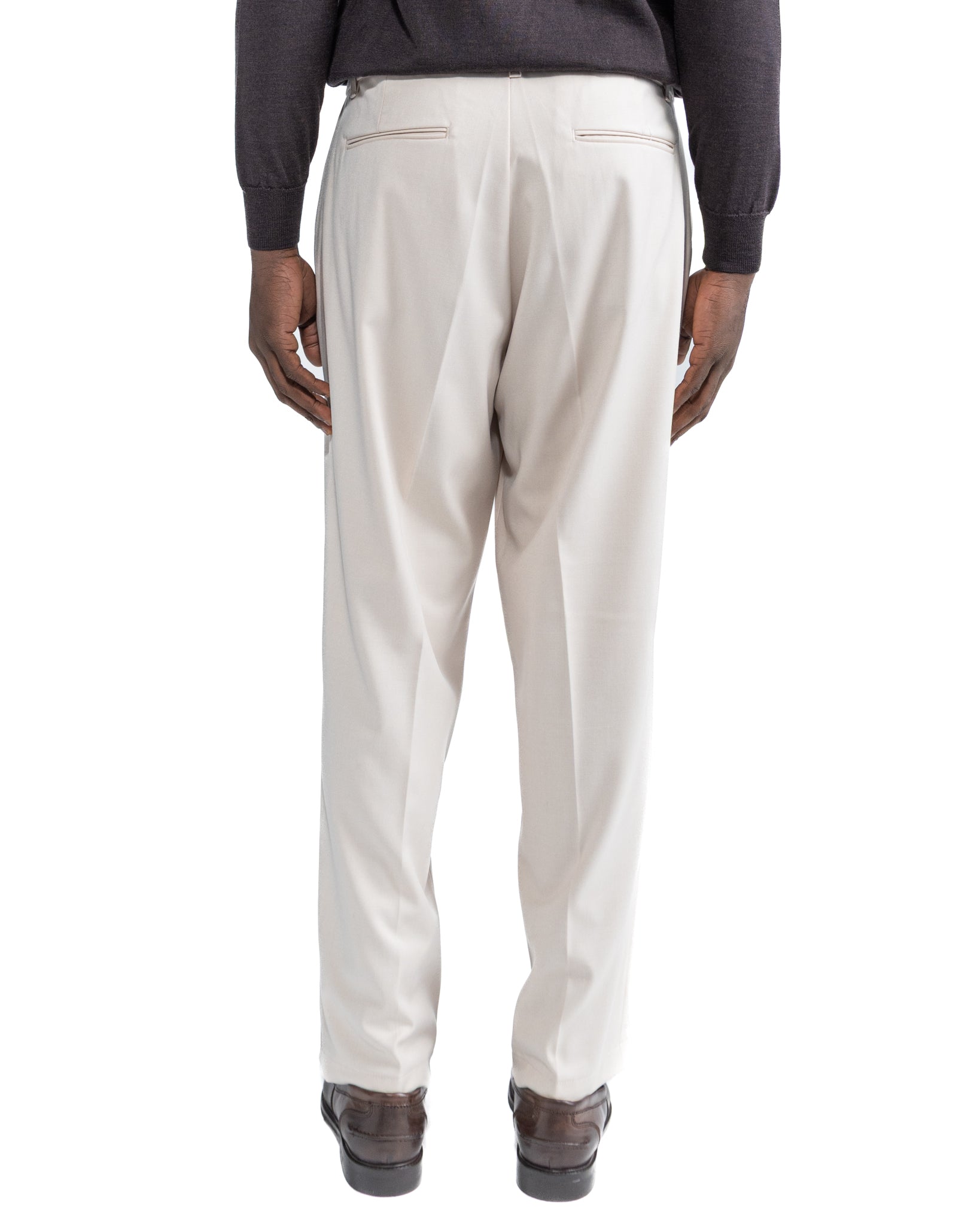 Pantalone largo Kevin panna