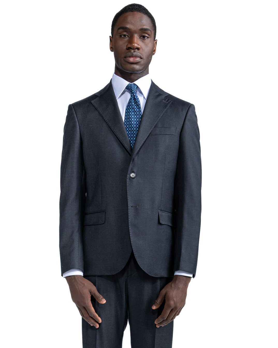 Canonico Anthracite Wool New Jersey Jacket