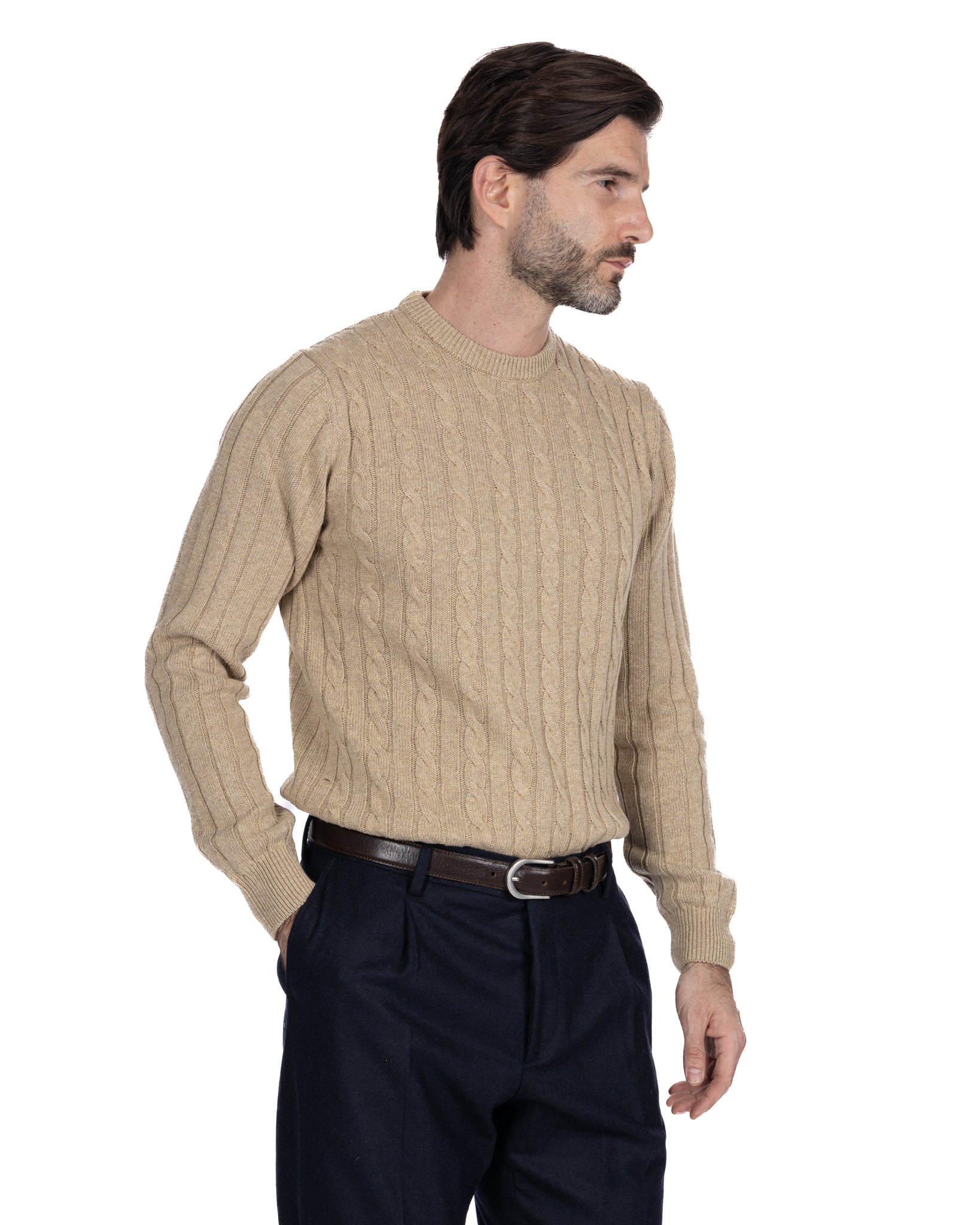 Beige Tambora Braided Choker