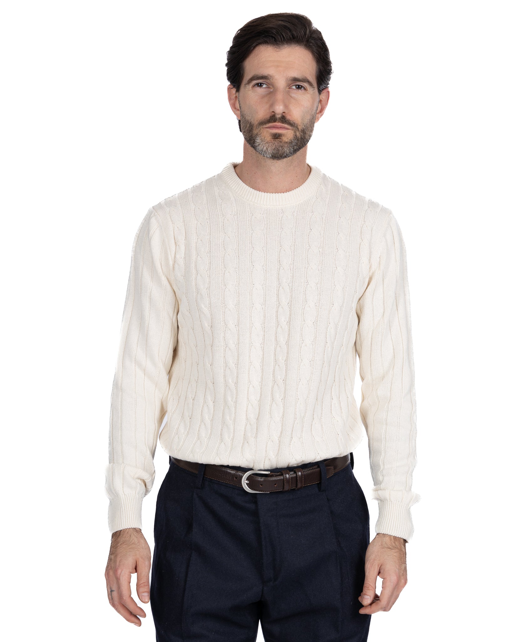 Tambora Choker with Cream Braids