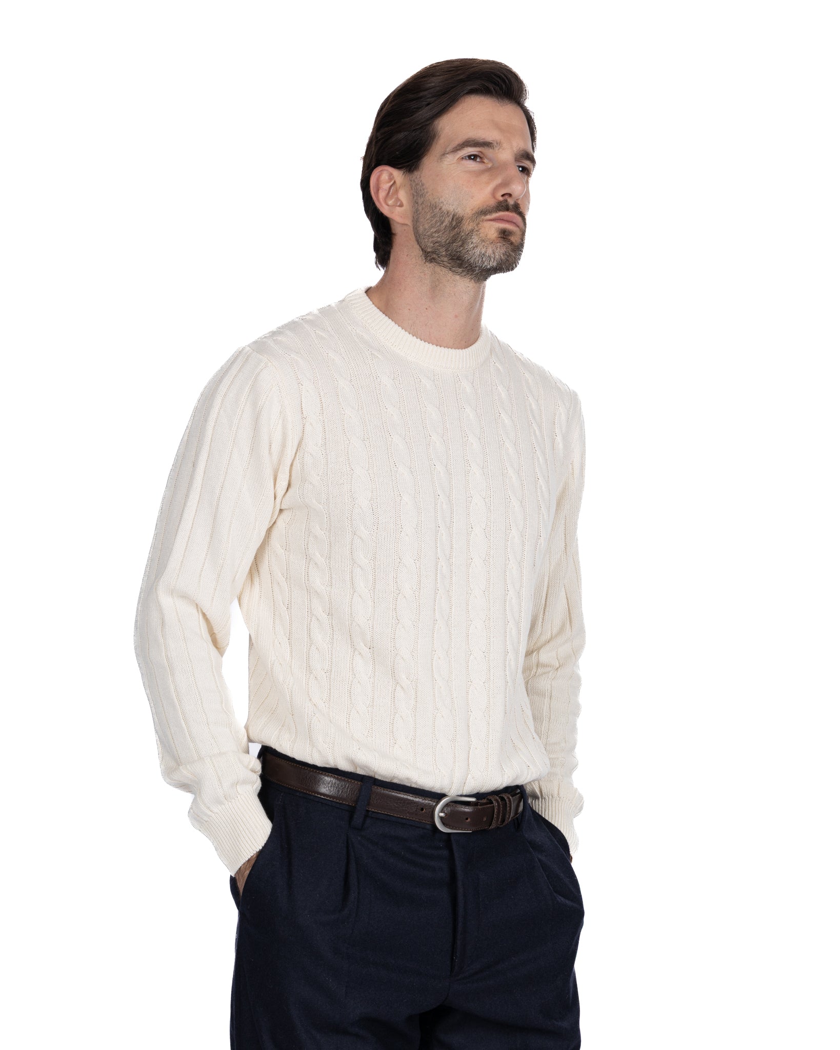 Tambora Choker with Cream Braids