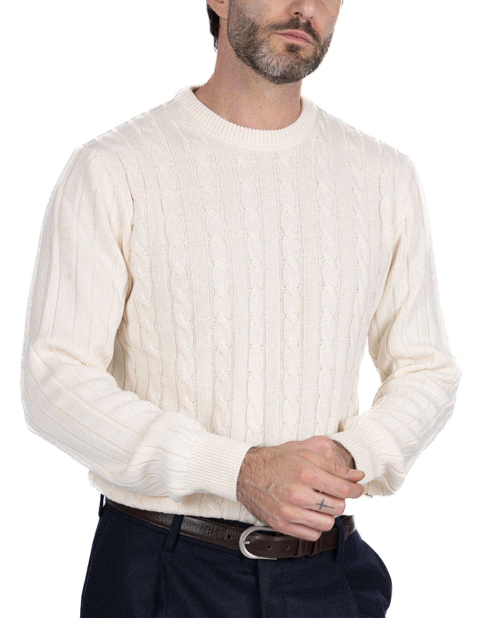 Tambora Choker with Cream Braids