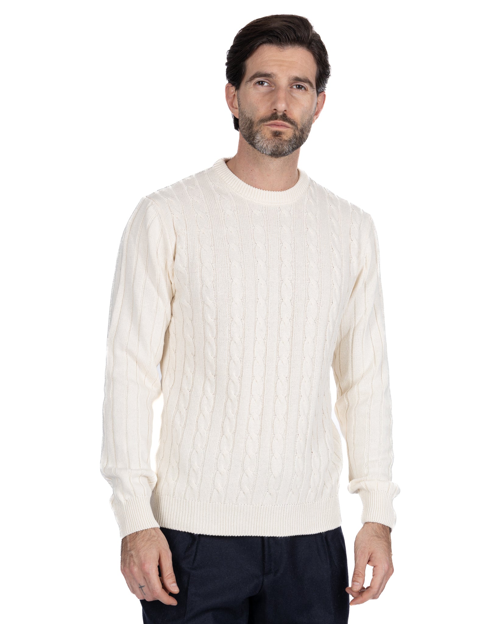 Tambora Choker with Cream Braids