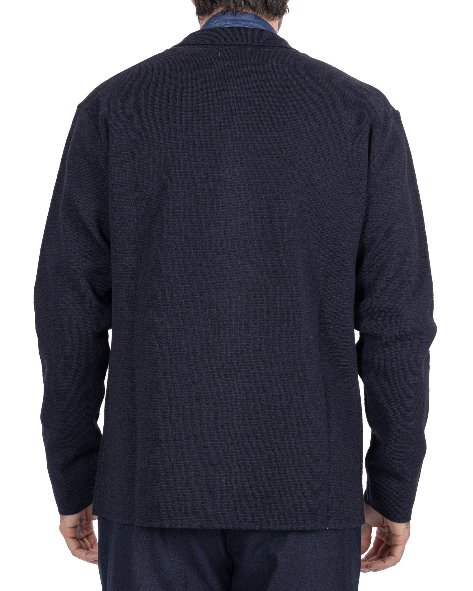 Veste tricotée Krakatoa bleue