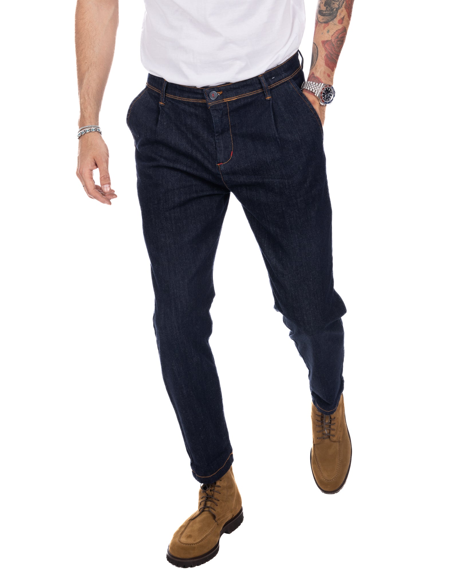 Orleans - zero wash america pocket jeans