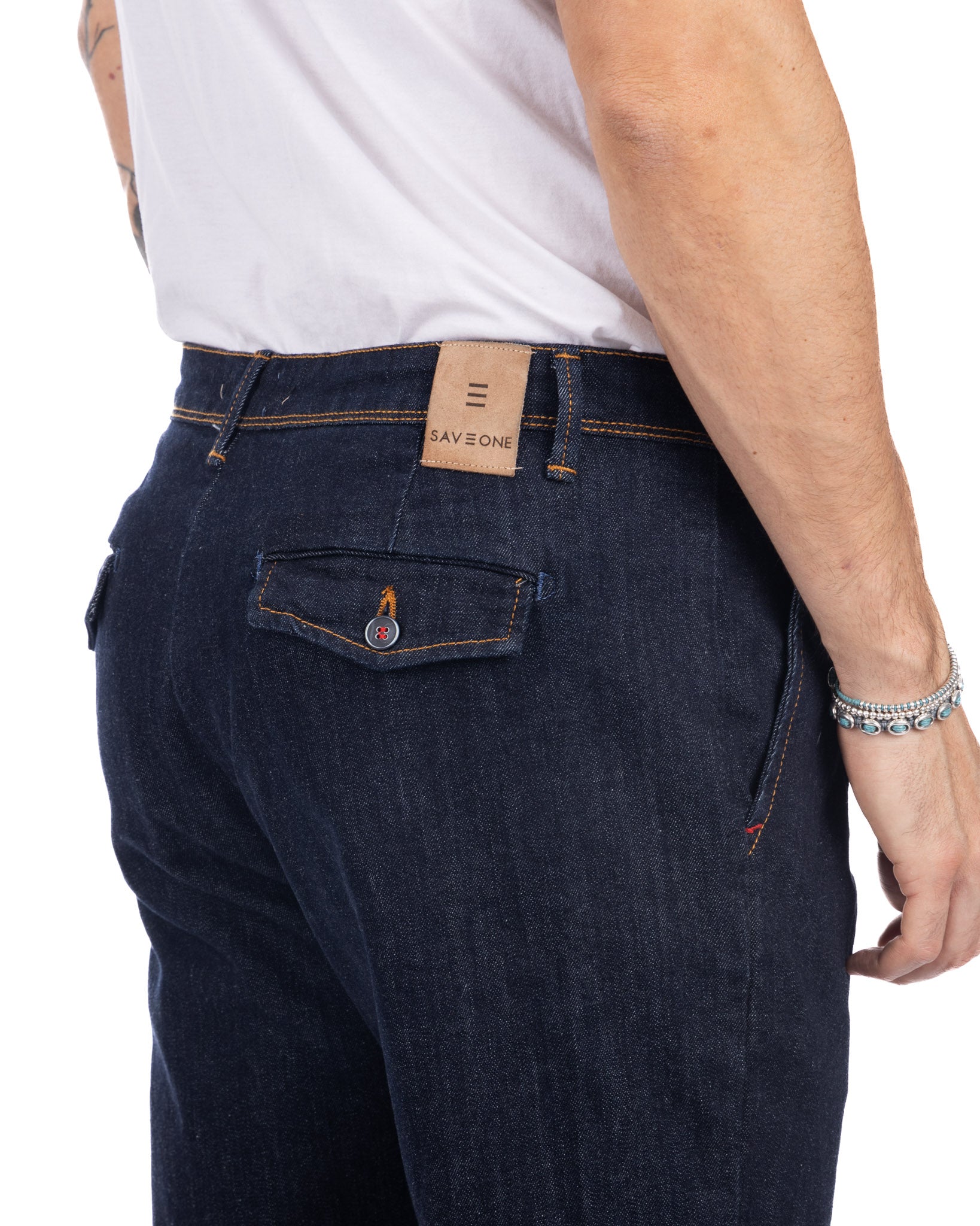 Orleans - zero wash america pocket jeans