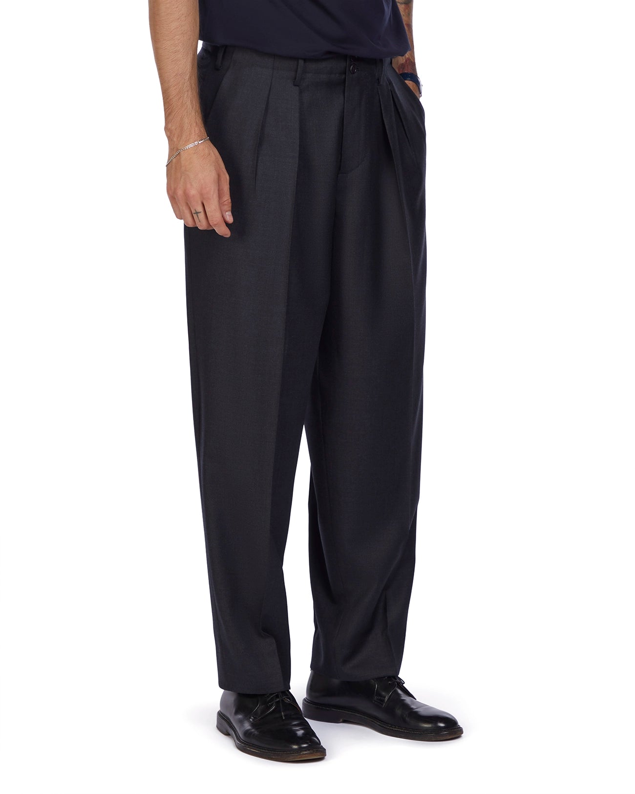 Pantalone Over grigio antracite Vitale Barberis Canonico