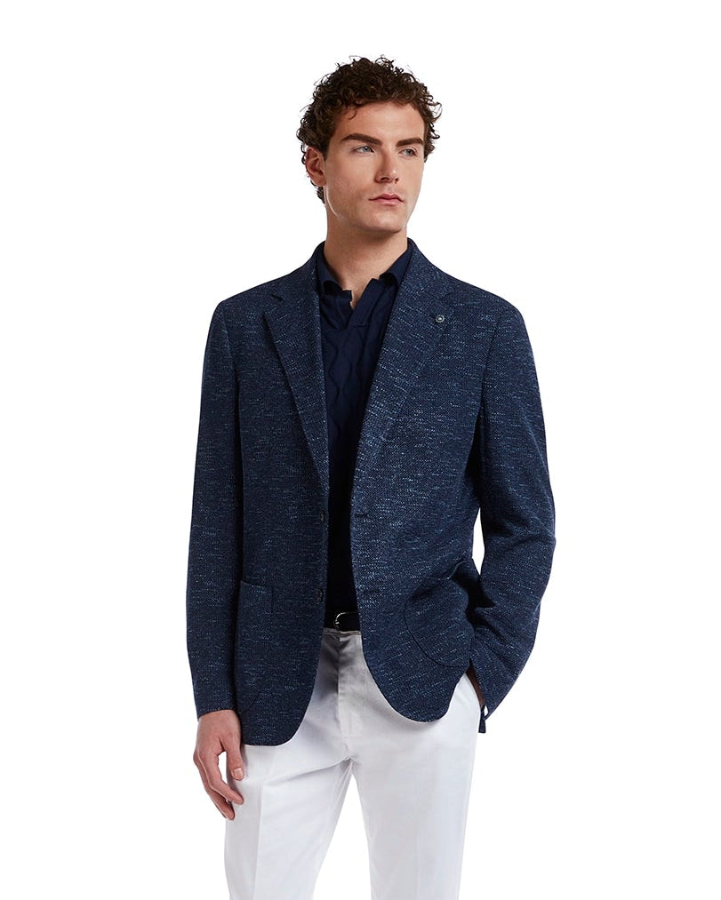 Giacca Erice mèlange blu