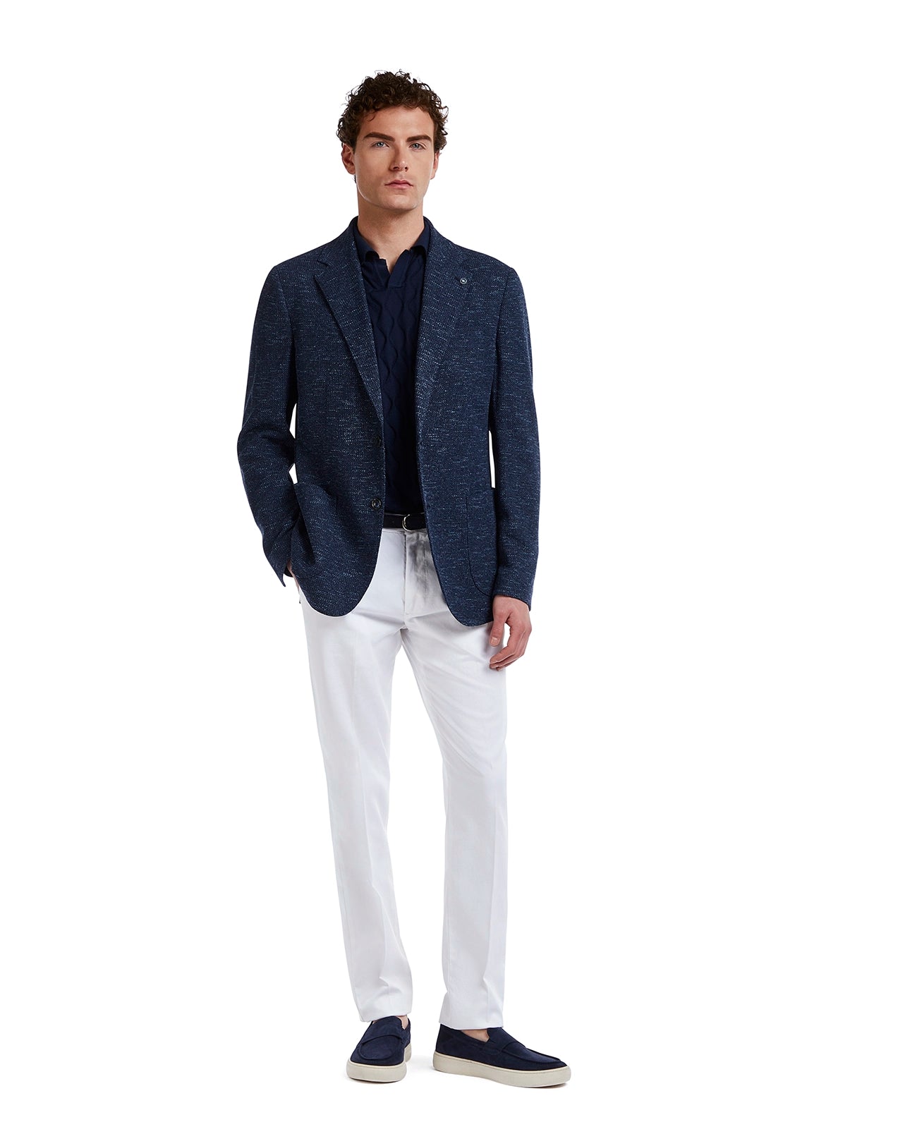 Giacca Erice mèlange blu