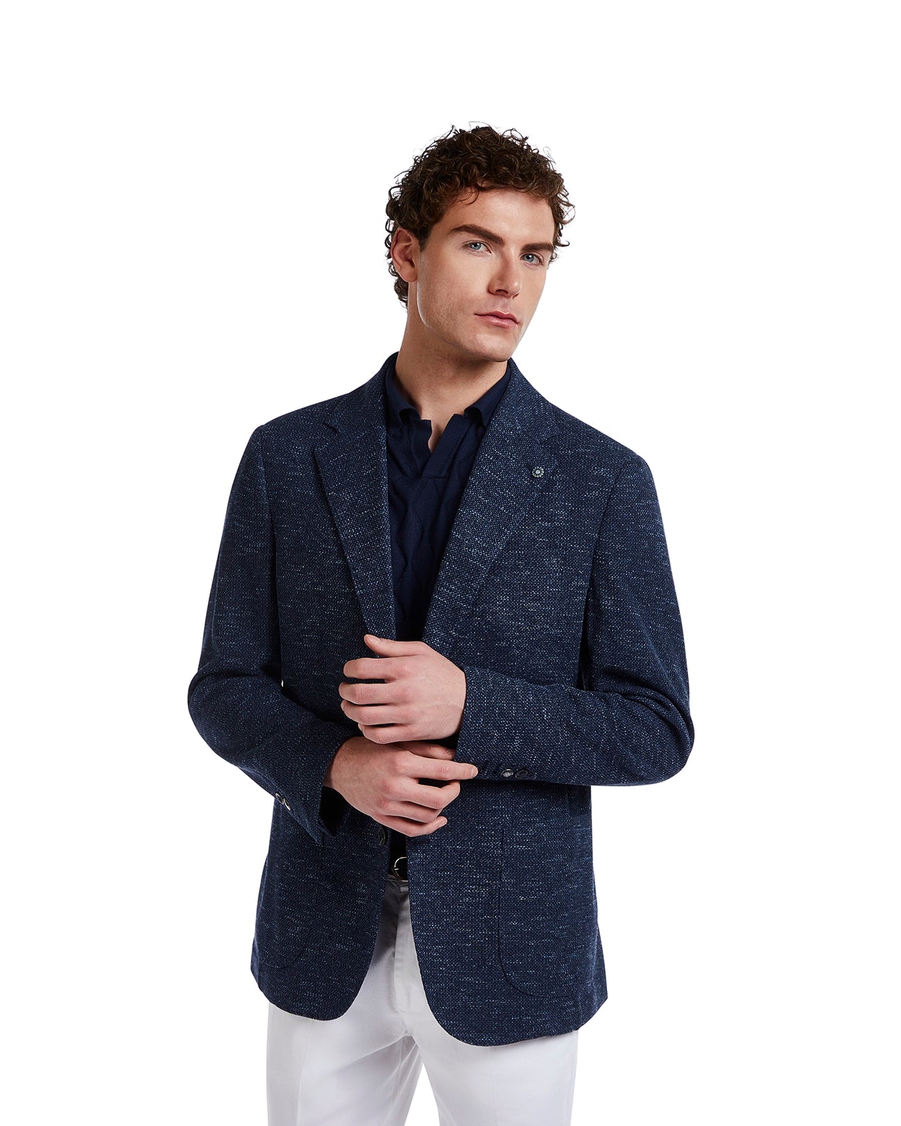 Giacca Erice mèlange blu