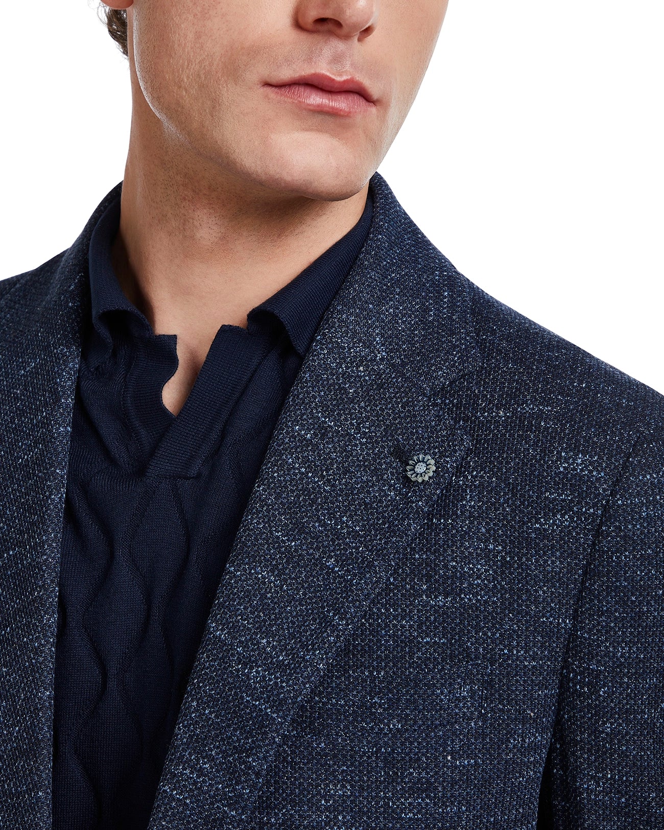 Giacca Erice mèlange blu