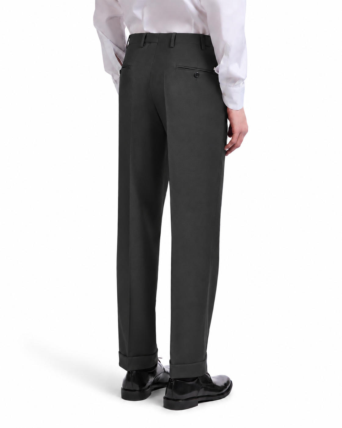 Pantalone Classic in lana Perennial Canonico antracite