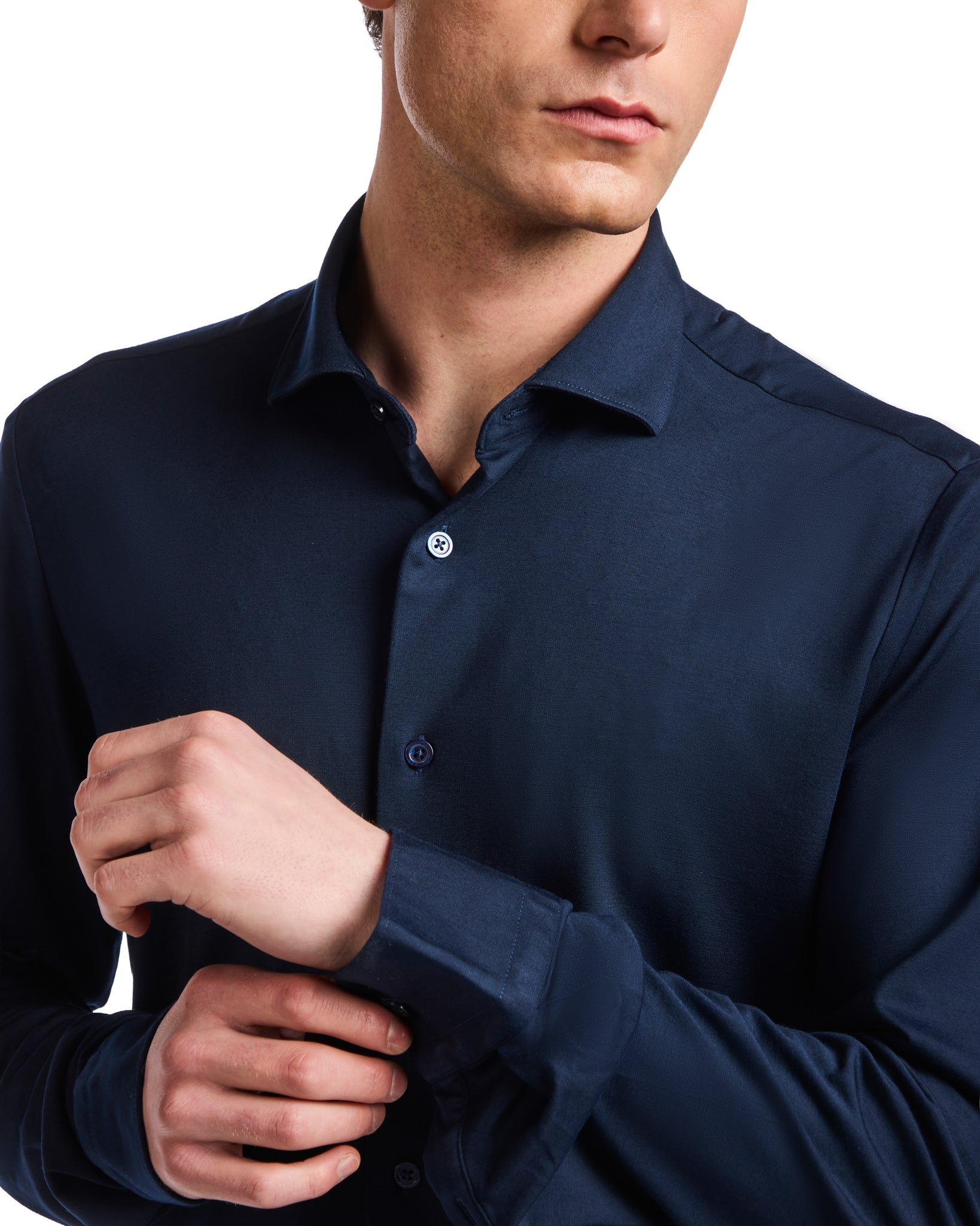 Maillot Radice en jersey bleu