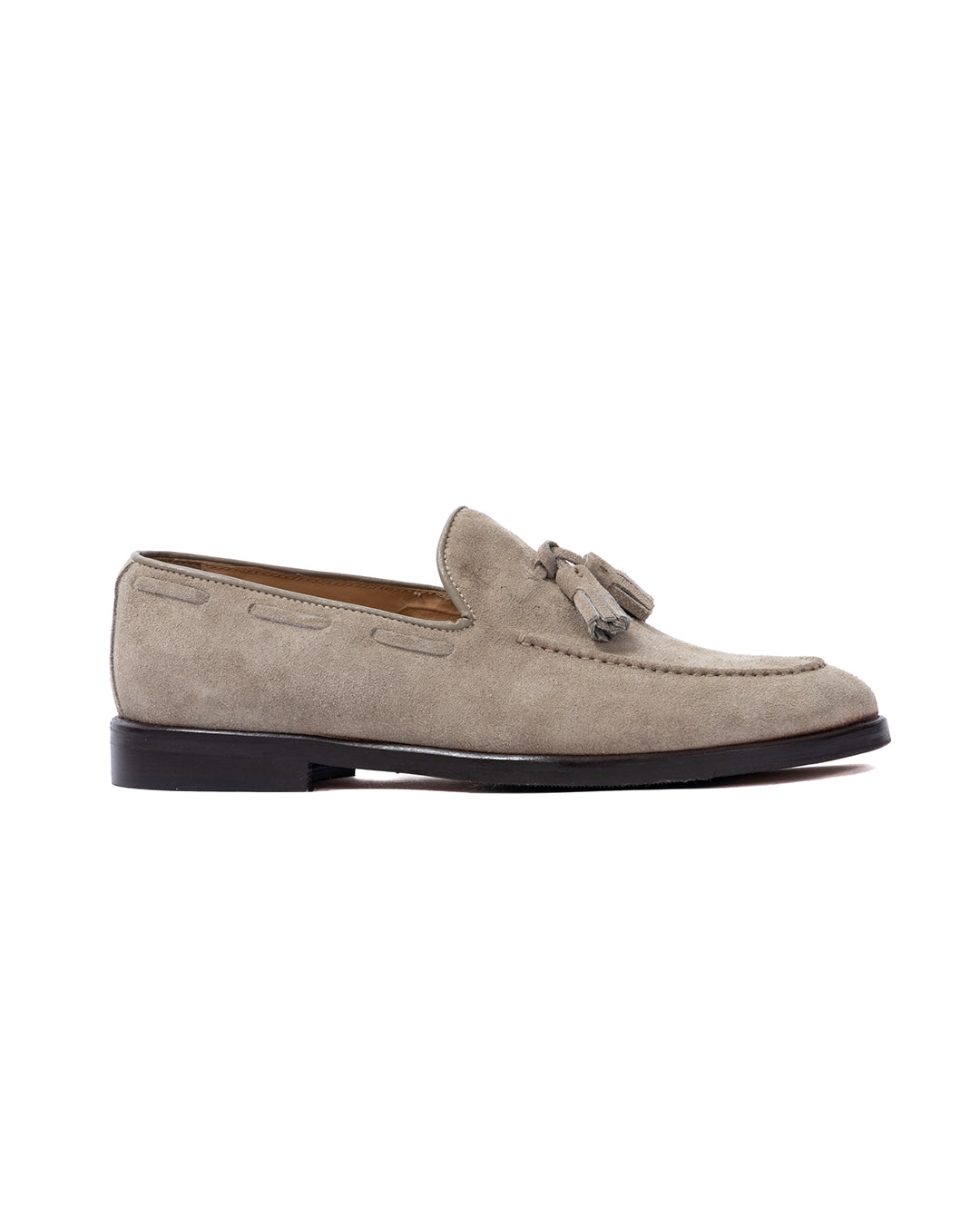 Caspar - mocassin en daim beige