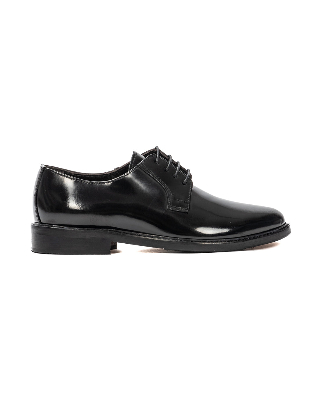 Arthur - classic shiny black derby