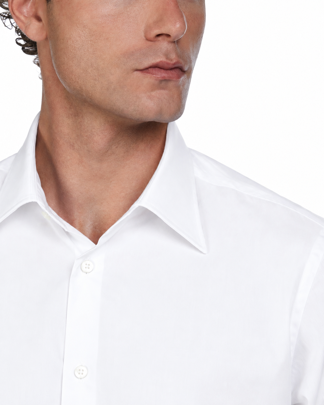 Heckler White Cotton Poplin Shirt 