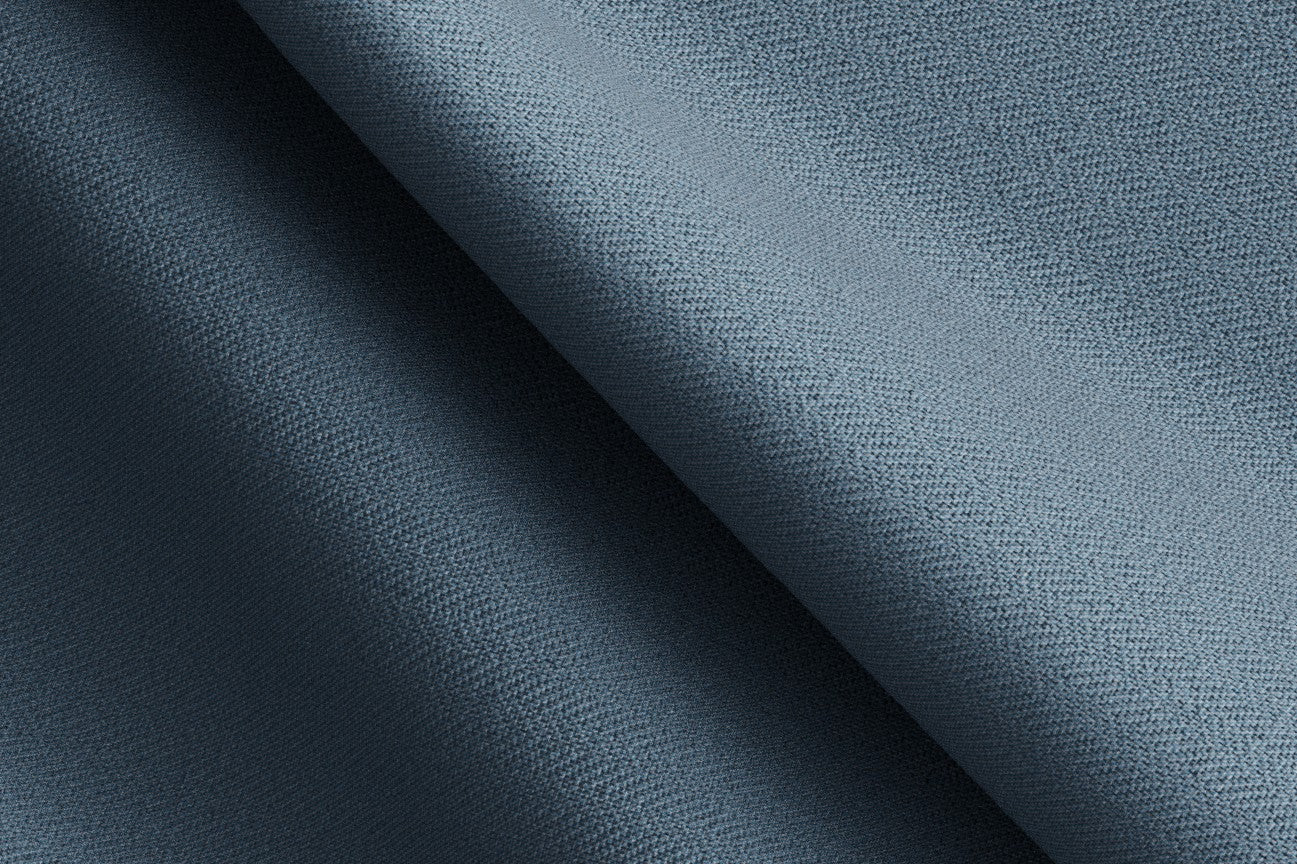 Costume sur mesure en laine et soie bleu clair années 150 Caccioppoli