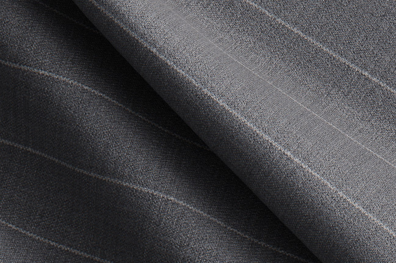Veste tailleur en laine grise 120's Canonico