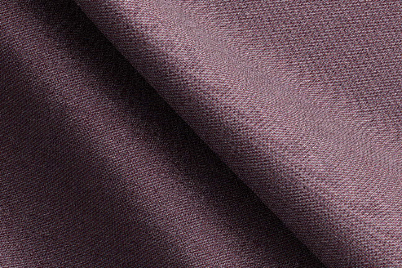 Costume sur mesure en laine et soie rose années 150 Caccioppoli
