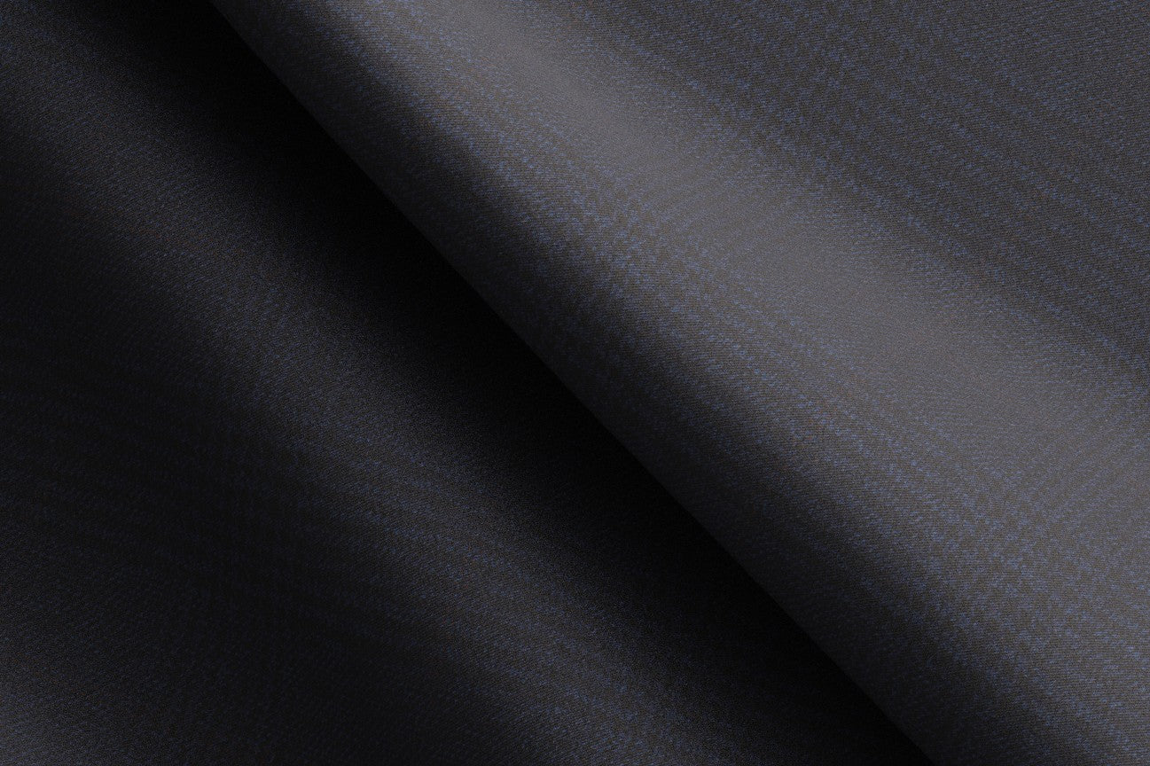 Veste tailleur en laine bleue 110s Canonico