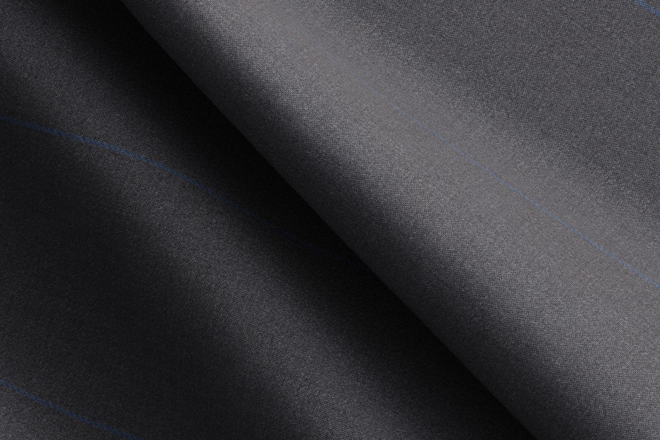 Bespoke 130s gray pinstriped wool vest Caccioppoli