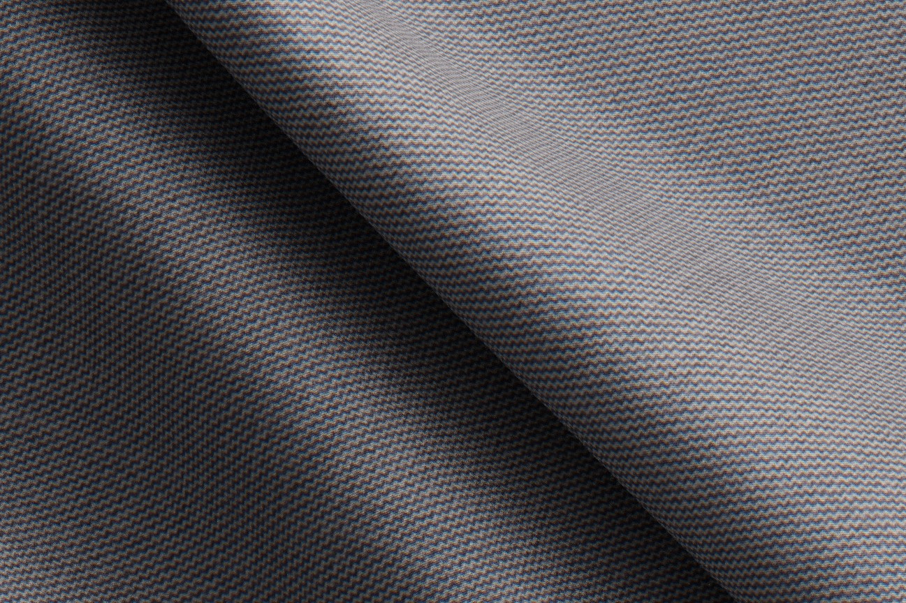 Costume sur mesure en laine et soie gris clair années 150 Caccioppoli