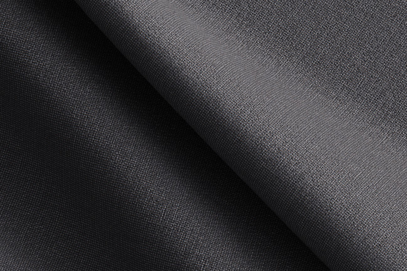 Pantalon tailleur en laine gris 110's Canonico