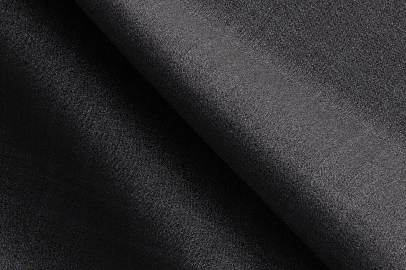 Loro Piana gray 150s wool tailored suit