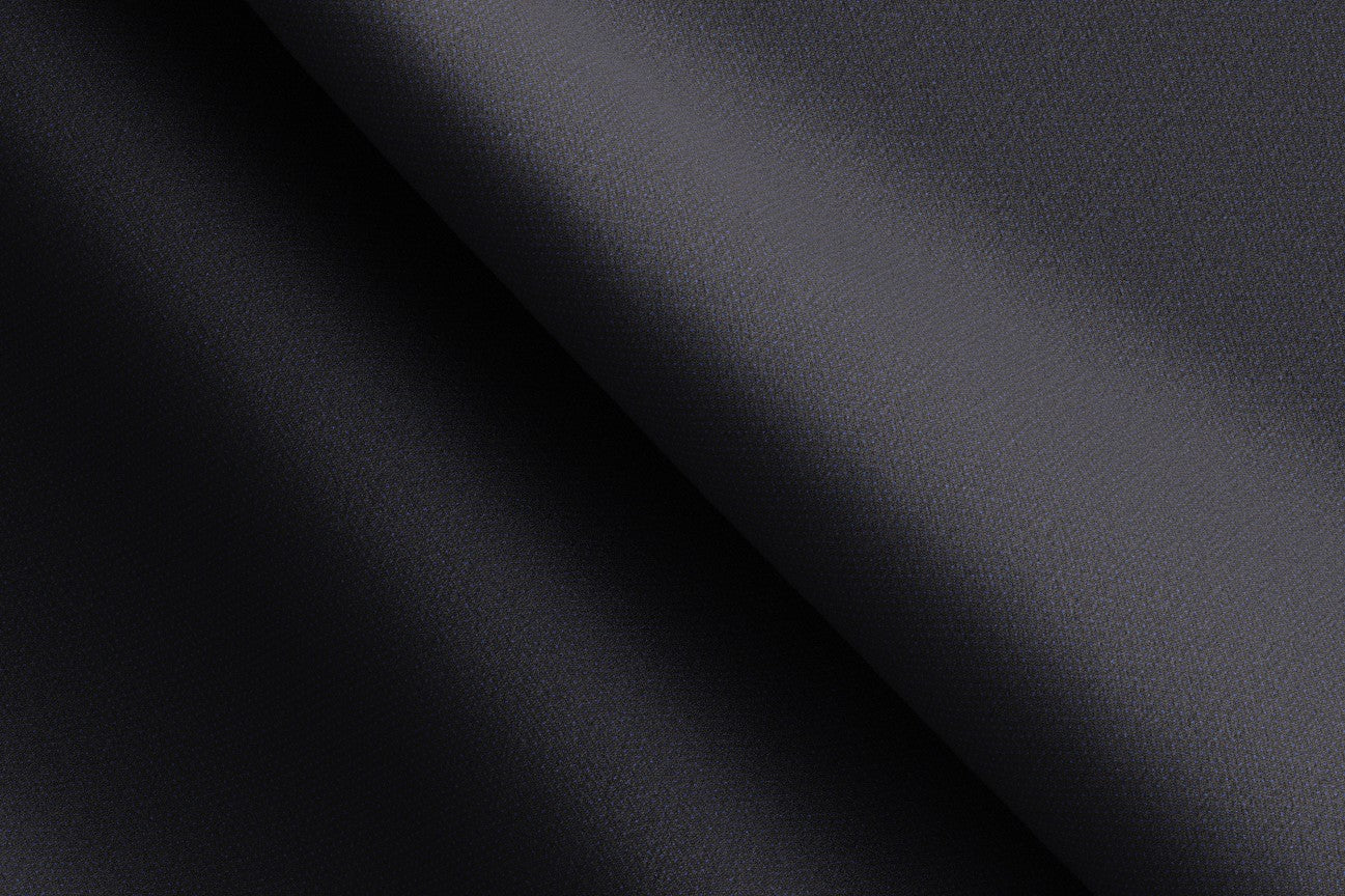 Pantalon tailleur en laine et soie bleu Canonico années 120