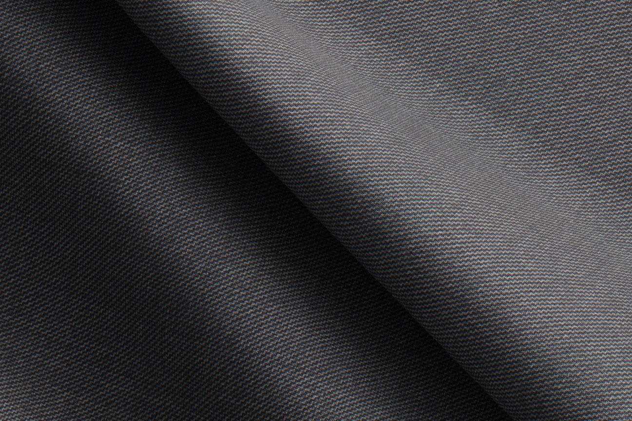 Pantalon tailleur en laine gris 110's Canonico