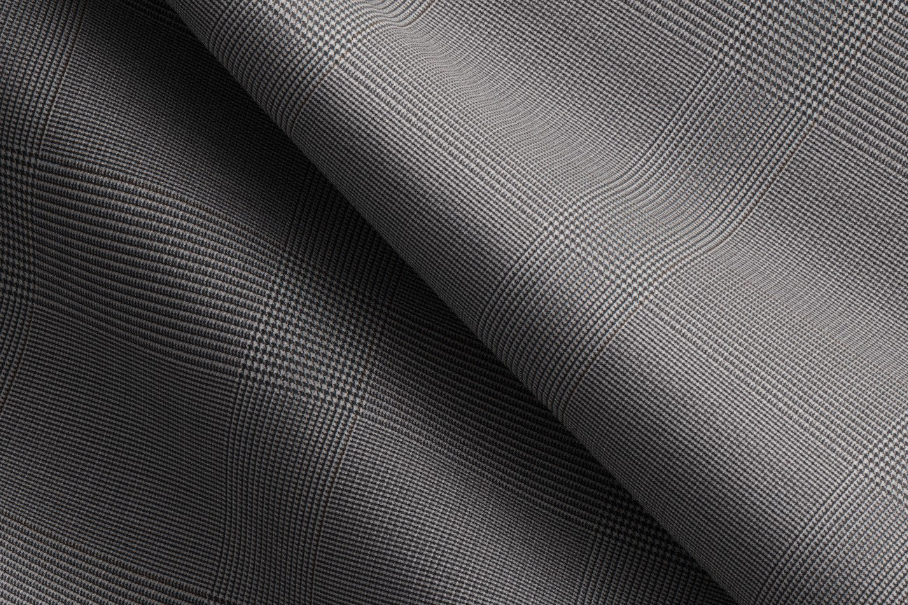 Gilet su misura lana 110s nero Canonico