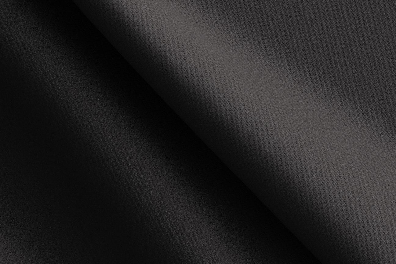 Veste tailleur en laine et soie noire Canonico années 120