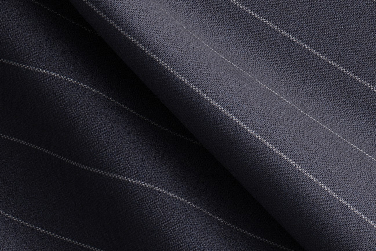 Veste tailleur en laine bleu Canonico années 120