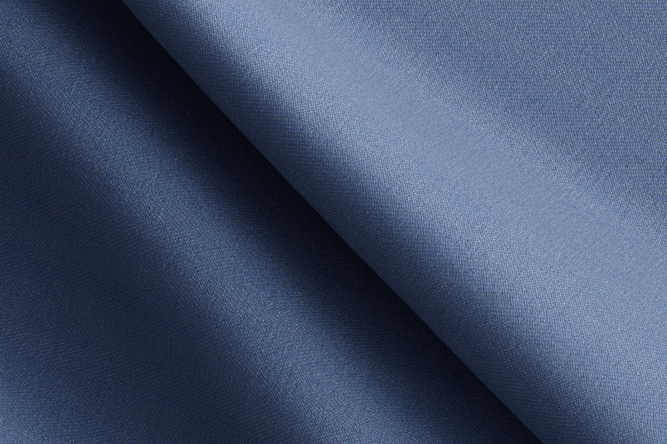 Light blue solaro 130s wool made-to-measure waistcoat Caccioppoli