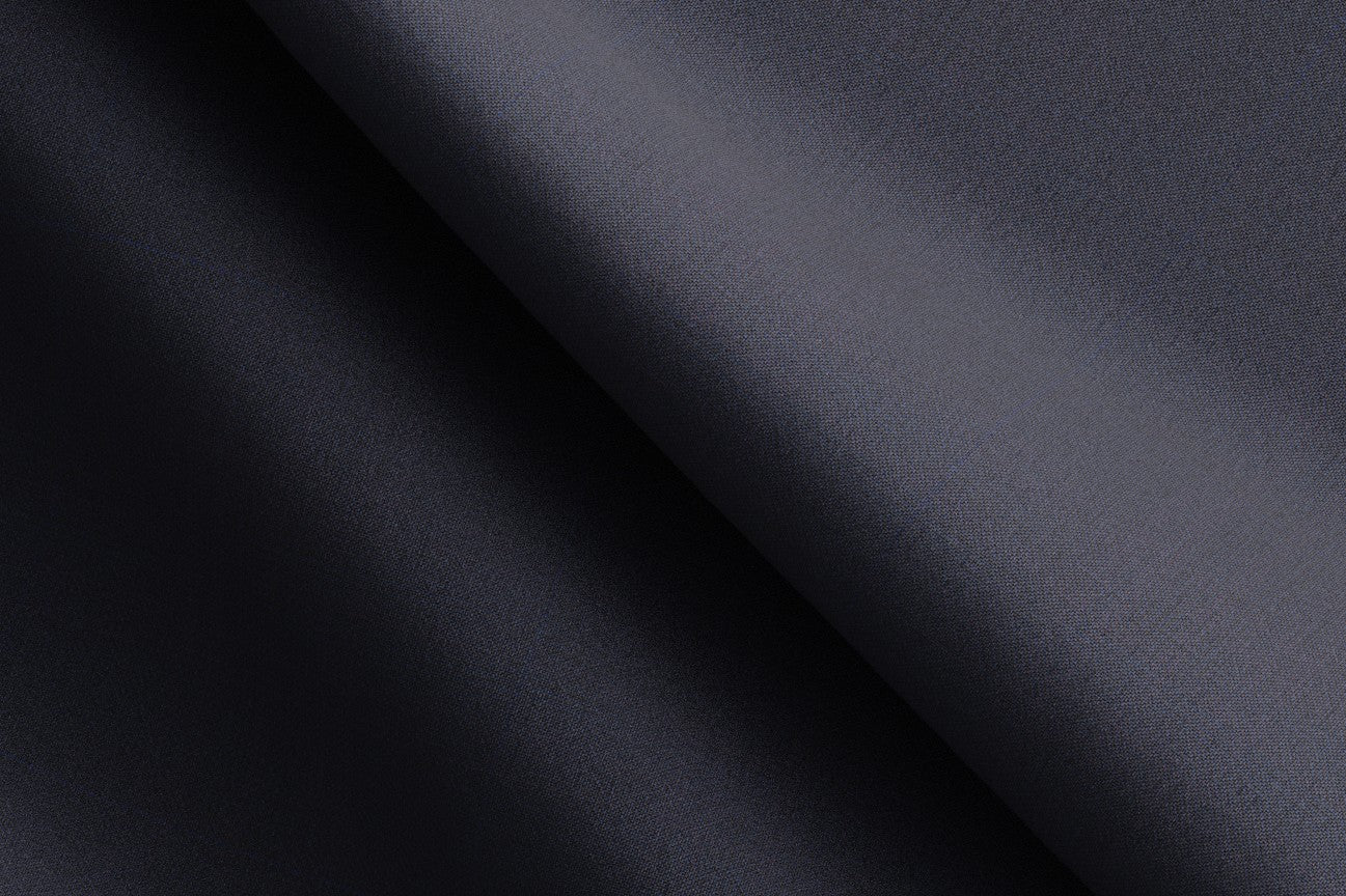 Made to measure 150s blue wool and silk waistcoat Caccioppoli