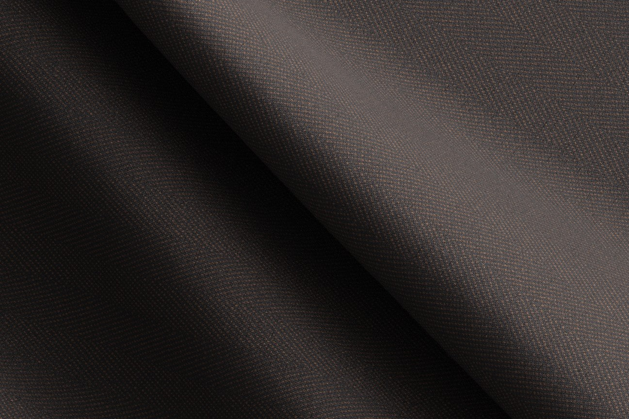Costume sur mesure en laine solaro marron années 130 Caccioppoli