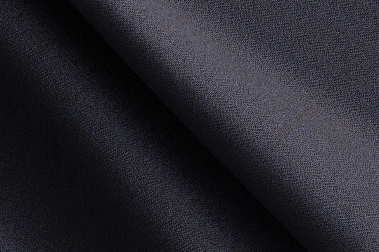 Veste tailleur en laine des années 130 avec fenêtre bleue Caccioppoli