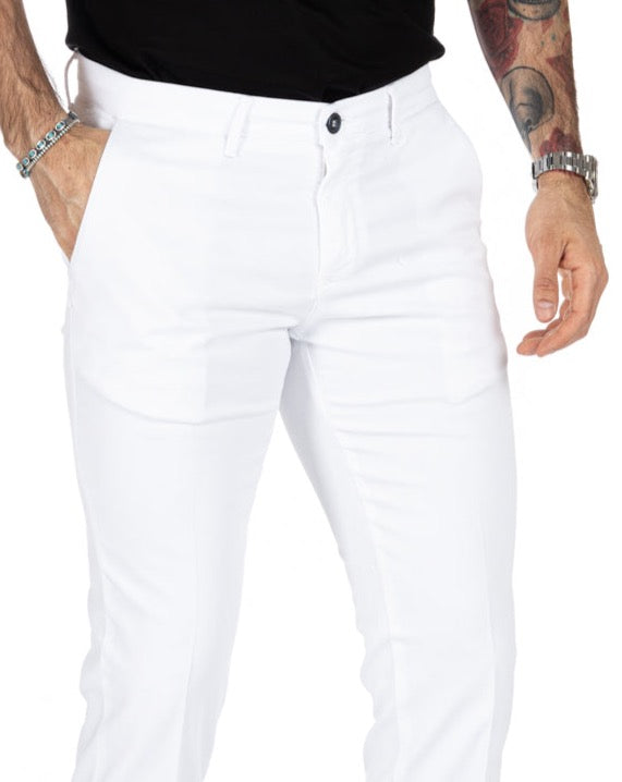 Bill - pantalon blindé blanc