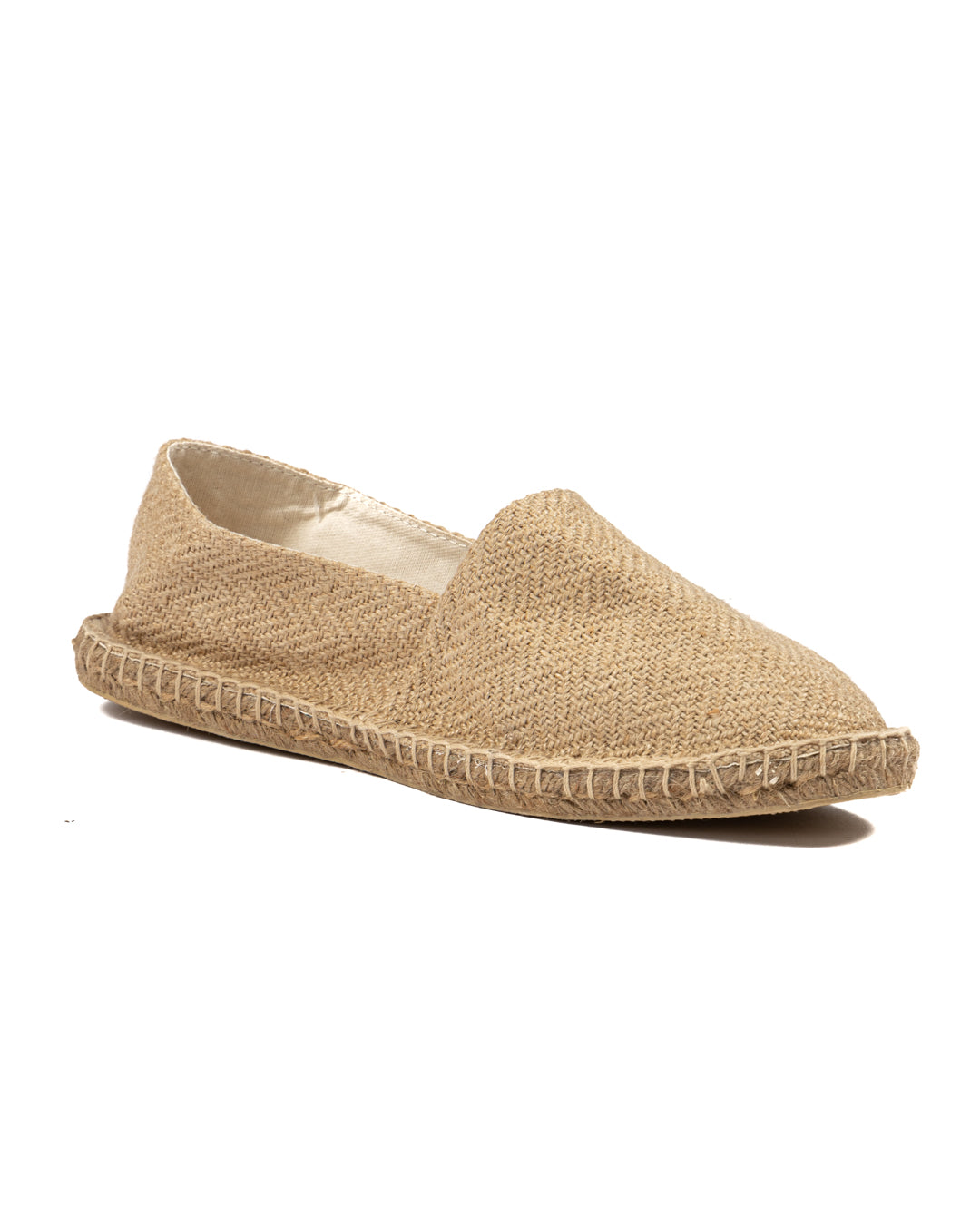 BEIGE WOVEN ESPADRILLES 