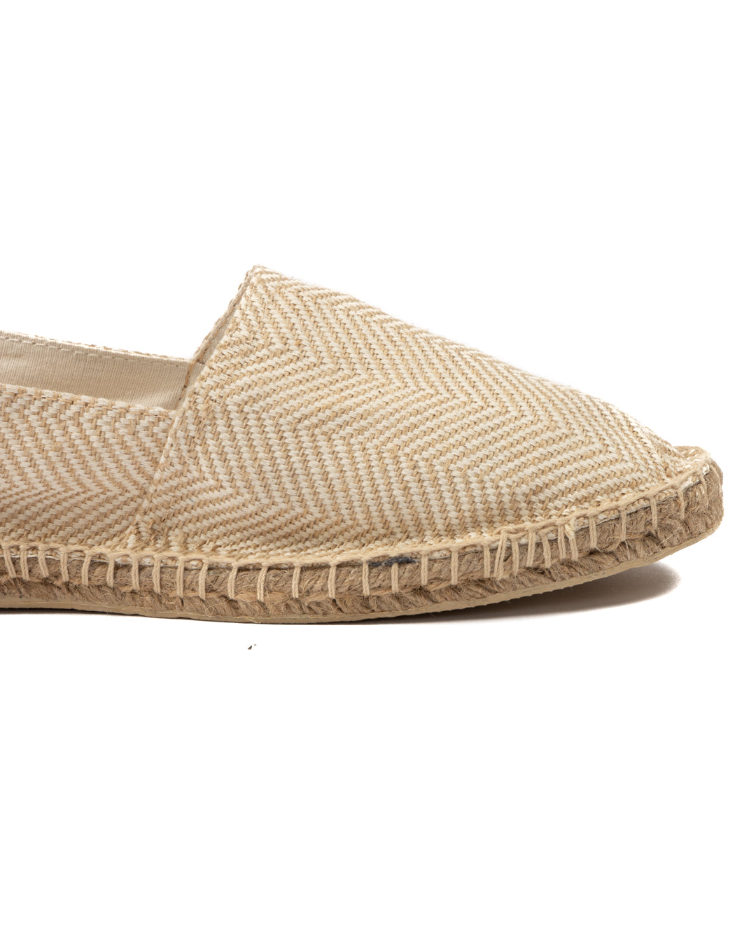 CREAM WOVEN ESPADRILLES