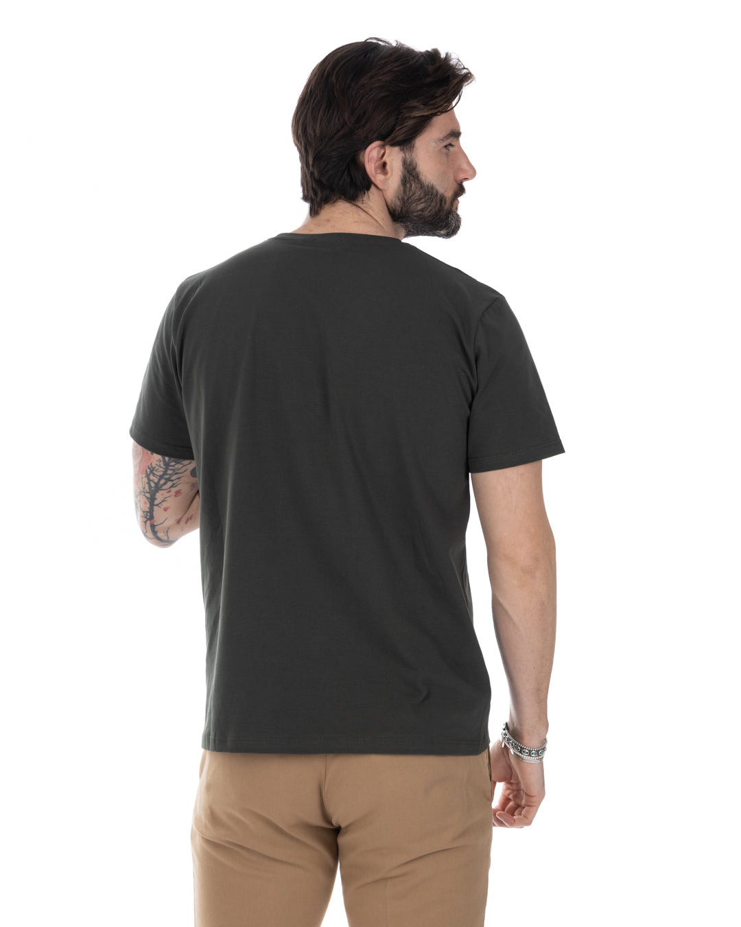 Harry - t-shirt militaire en coton stretch