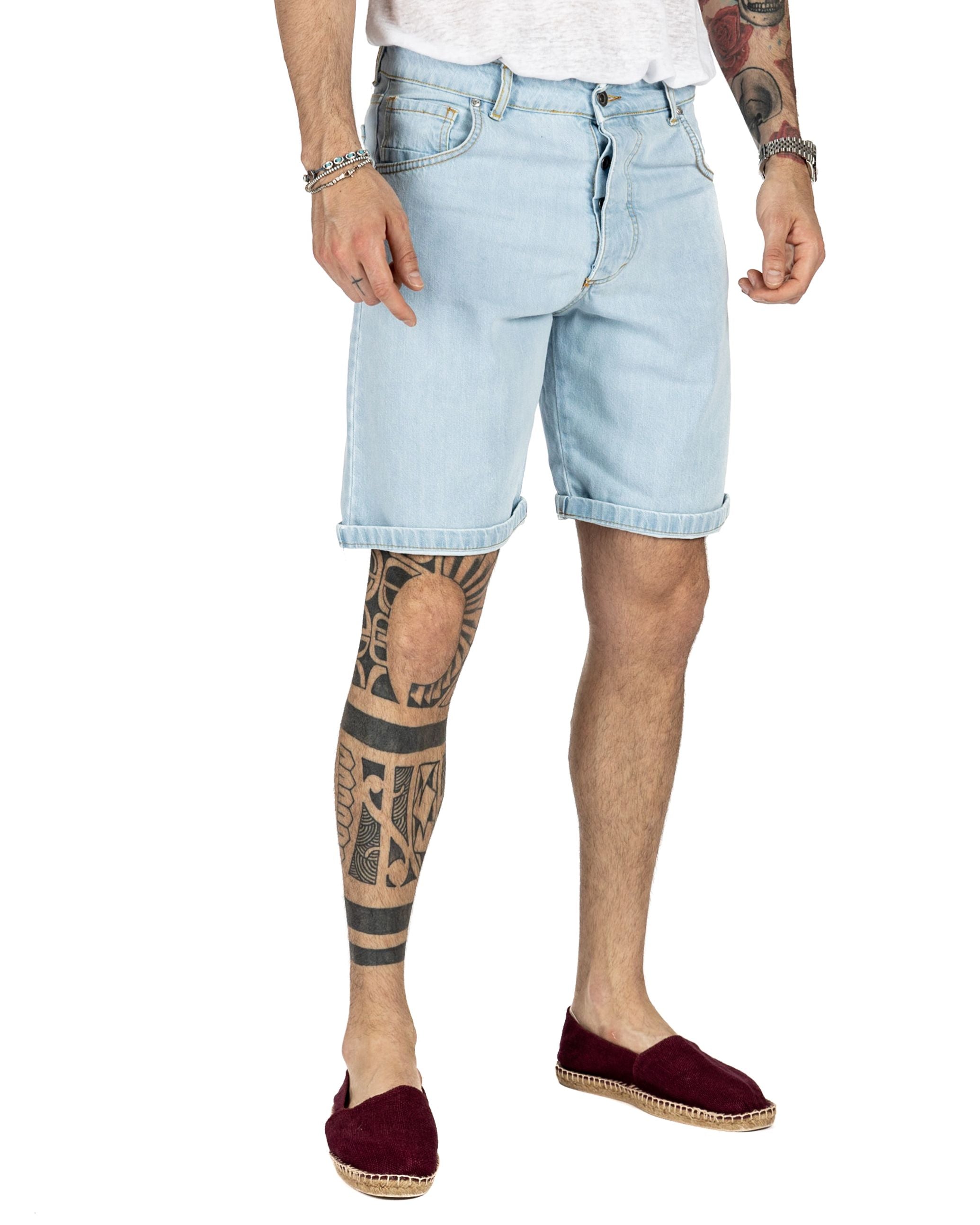 FLOYD - LIGHT JEANS BERMUDA