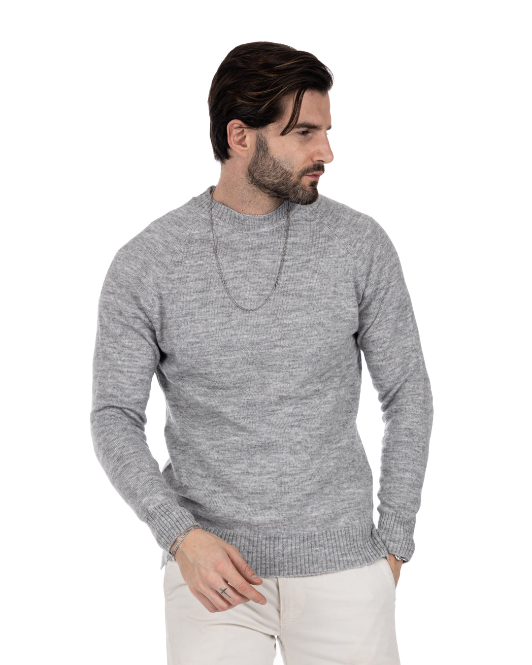 Sved - maglione rasato grigio